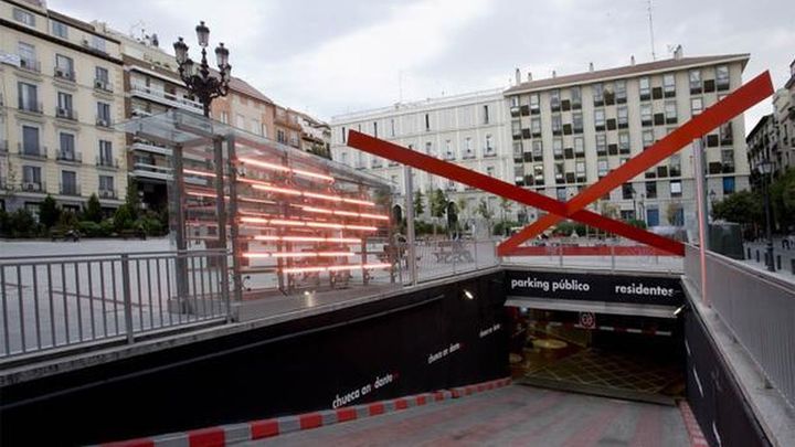 Parking, en la plaza de Pedro Zerolo / ESTUDIO TERESA SAPEY