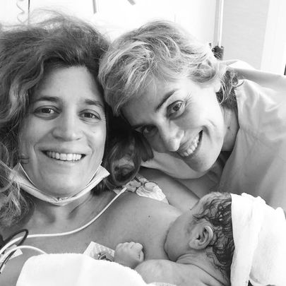 Anabel Alonso y Heidi Steinhardt con su hijo Igor / A un metro de ti