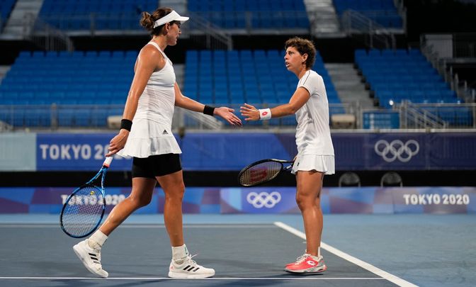 Garbiñe Muguruza y Carla Suárez / RFET