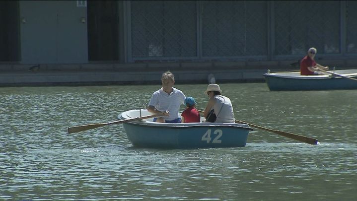 Estanque de El Retiro / TELEMADRID