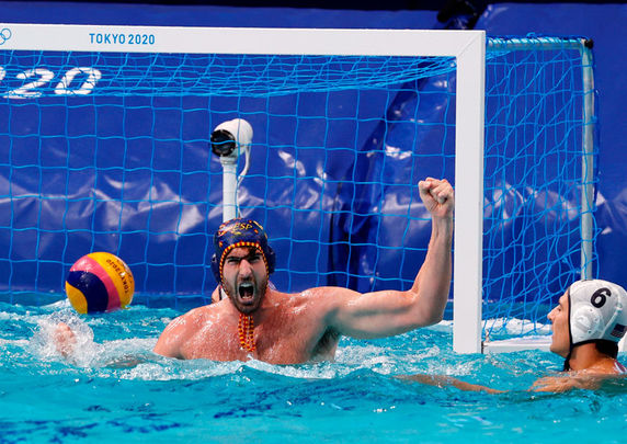 Partido de la selección española de waterpolo / EFE