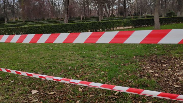 zona balizada de El Retiro / REDACCIÓN