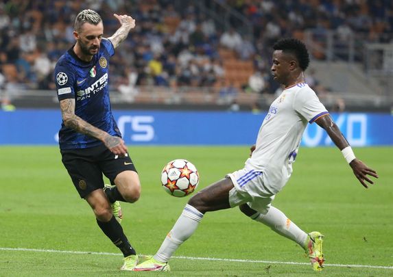 Vinicius ante el Inter de Milán / EFE