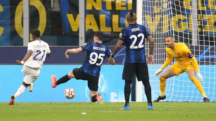 Rodrygo ante el Inter de Milán / EFE