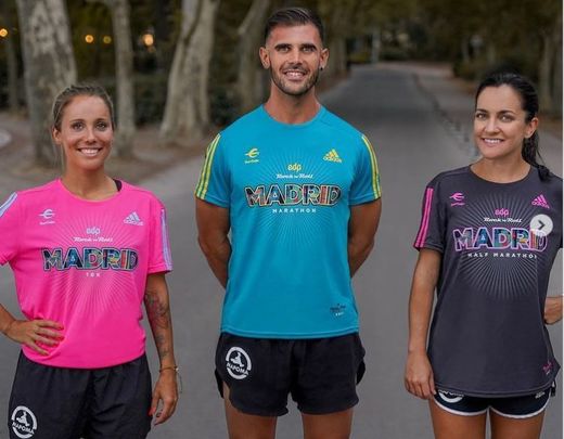 Camisetas del Maratón de Madrid según las distancias / @RNRmadmaraton