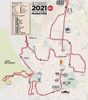 Recorrido de 42K / https://edprocknrollmadrid.com