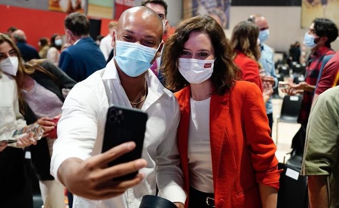 Ray Zapata e Isabel Díaz Ayuso / @comunidadMadrid