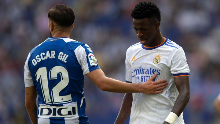 Vinicius ante el Espanyol / EFE