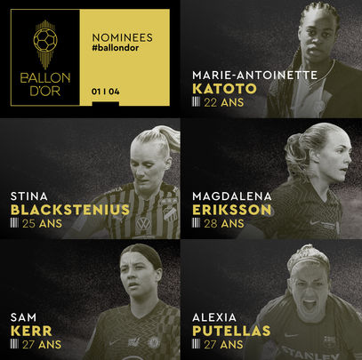 Candidatas al Balón de Oro / @francefootball