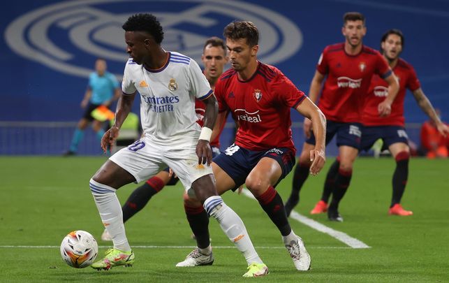 Vinicius ante Osasuna / EFE