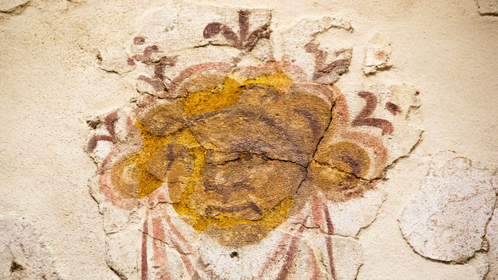 Símbolo astral en la Casa de los Grifos de Complutum / complutum.com