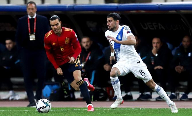 Raúl de Tomás ante Grecia / EFE