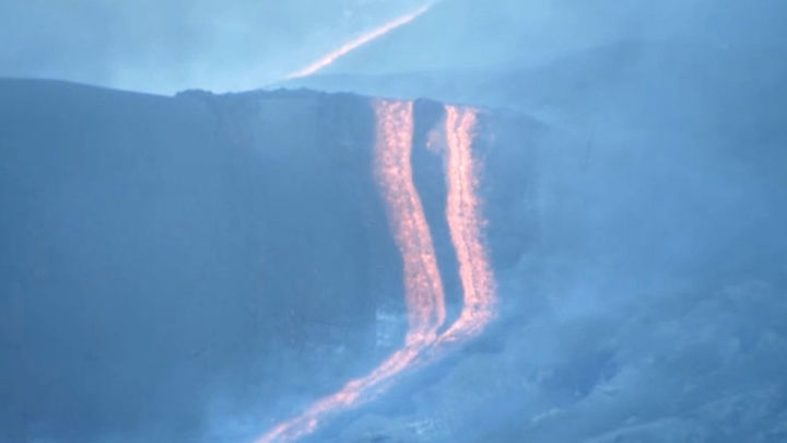 Lava volcán de la Palma / Telemadrid