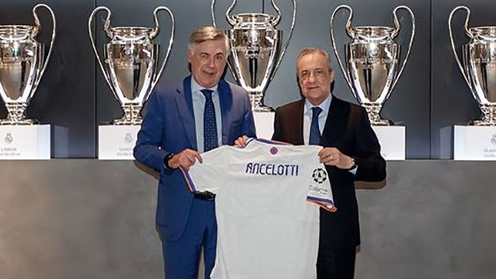 Carlo Ancelotti y Florentino Pérez / REAL MADRID