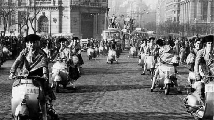 Toreros en Vespa / MEMORIA DE MADRID