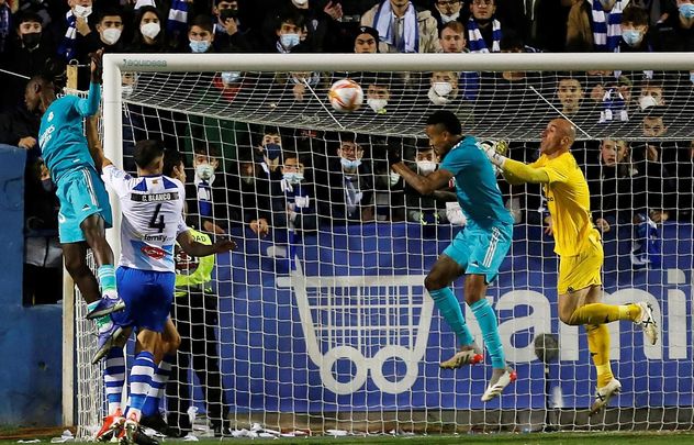 Gol de Militao ante el Alcoyano / EFE