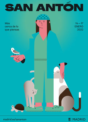 Cartel de San Antón 2022 / @MADRID
