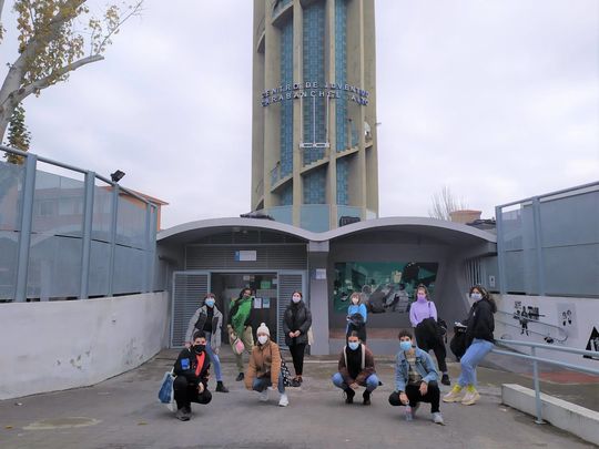 Participantes en la iniciativa de dinamización juvenil en Carabanchel / FRAVM