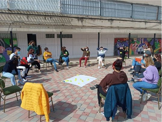 Una de las actividades del barrio más joven / FRAVM