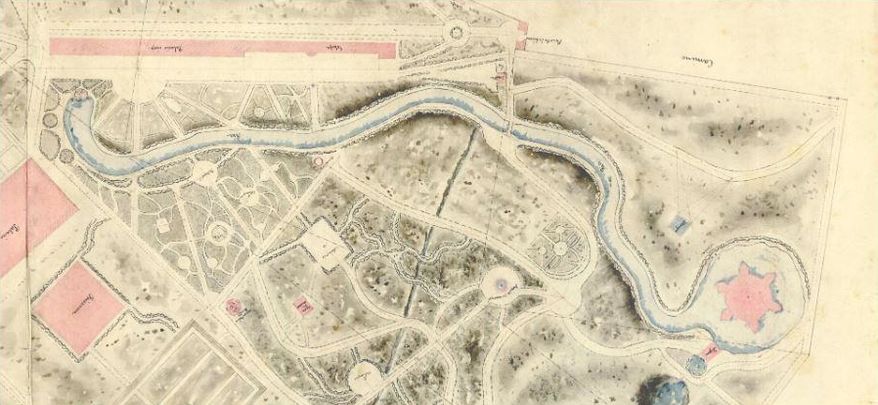 Plano de la Quinta de Vista Alegre de 1845 / Imágenes de la Comunidad de Madrid