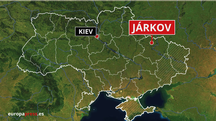 Localización de Járkov en Ucrania / EUROPA PRESS