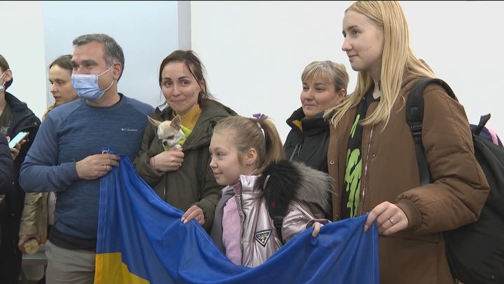 Refugiados ucranianos en Aljavir / TELEMADRID
