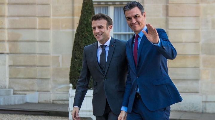 Macron y Pedro Sánchez / EFE