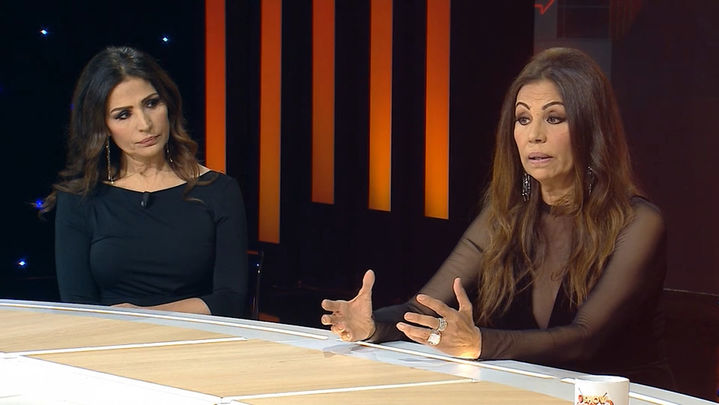 Las Azúcar Moreno durante un momento de la entrevista / Telemadrid