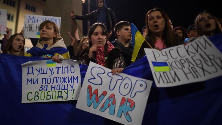 Protestas por la guerra de Ucrania / EFE