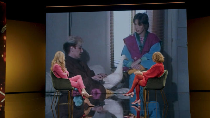 Ágatha Ruiz de la Prada en 'La bola de cristal' con Lolo Ric / DIEZ MOMENTOS