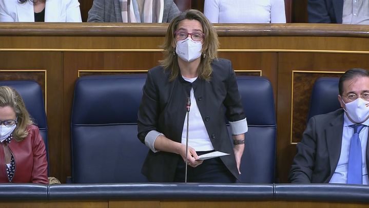 La vicepresidenta tercera, Teresa Ribera / TELEMADRID