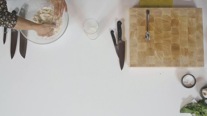 Receta de scialatielli con pesto