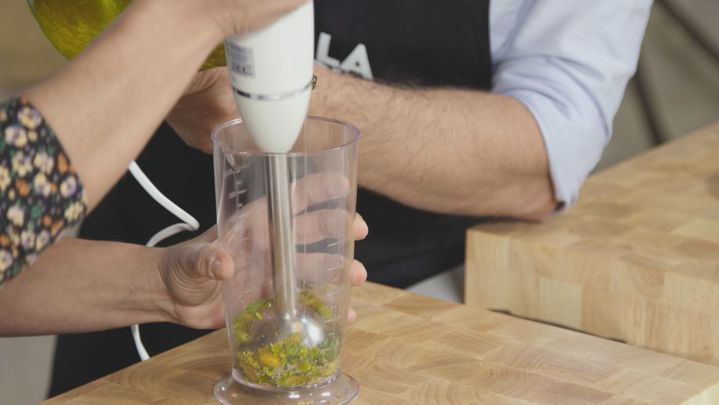 Receta de scialatielli con pesto