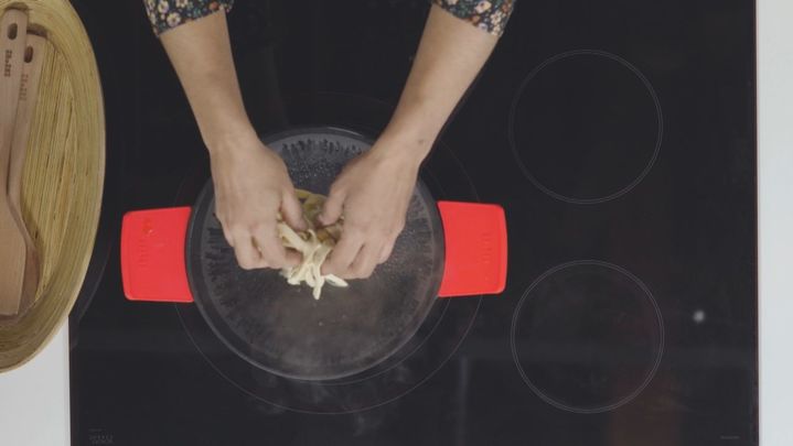 Receta de scialatielli con pesto