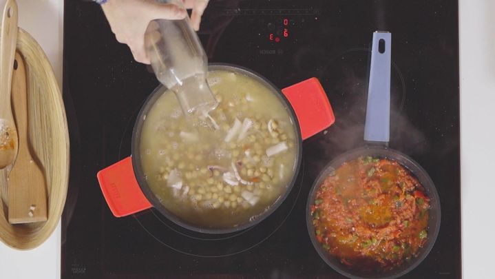 Receta del plato de los bomberos