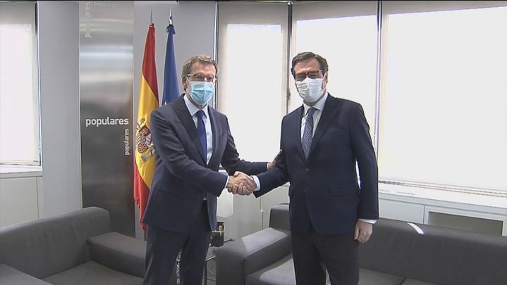 Núñez Feijóo con Antonio Garamendi / REDACCIÓN