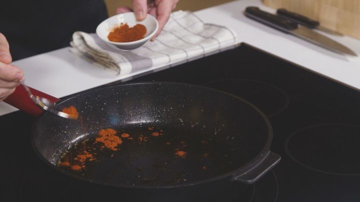 Receta de gachas con chistorra