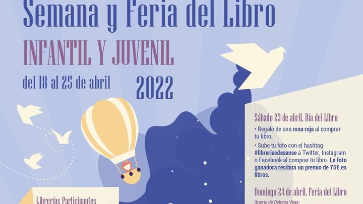 Cartel de la Feria del Libro de San Sebastián de los Reyes / AYTO. SANSE