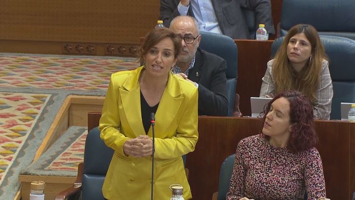 La portavoz de Más Madrid, Mónica García / TELEMADRID