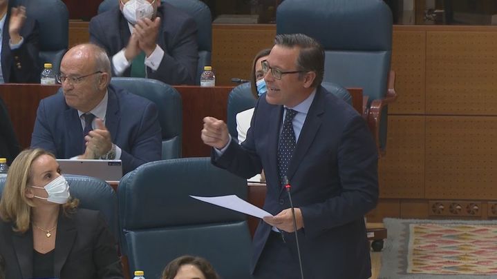 El portavoz del PP en la Asamblea, Alfonso Serrano / TELEMADRID