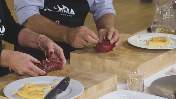 Receta de filetes de ternera rellenos