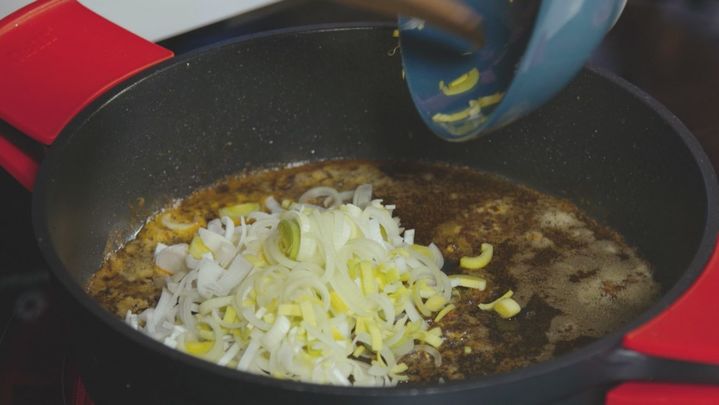 Receta de lomos de rape con carabineros