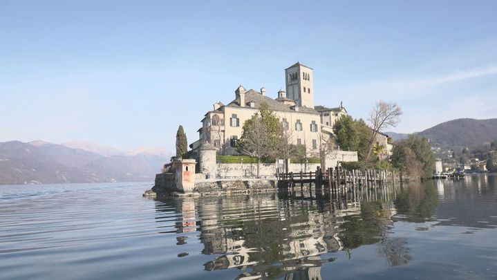 Isla del lago Orta, en los Alpes italiano / Redacción