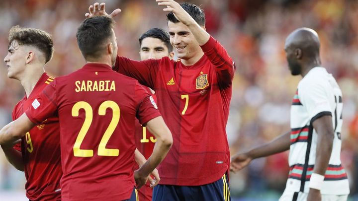 Sarabia y Morata / EFE