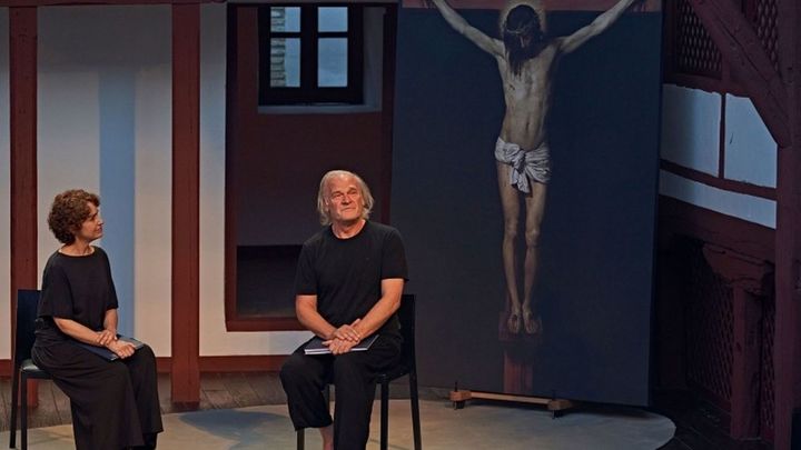 Adriana Ozores y Lluis Homar, con 'Alma y palabra' de San Juan de la Cruz / AYTO ALCALÁ DE HENARES