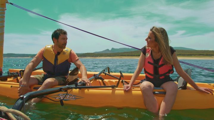 Quico Taronjí y María Gracia navegando / Redacción