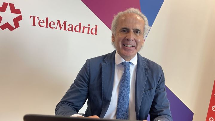 Enrique Ruiz Escudero durante el encuentro digital / Telemadrid