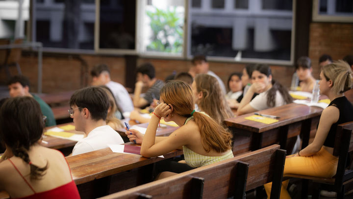 Prueba de EvAU en España / Europa Press