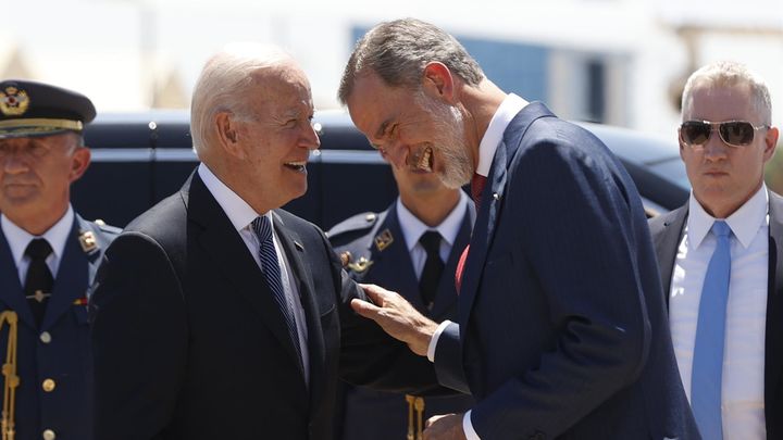 Biden y Felipe VI / eEFE