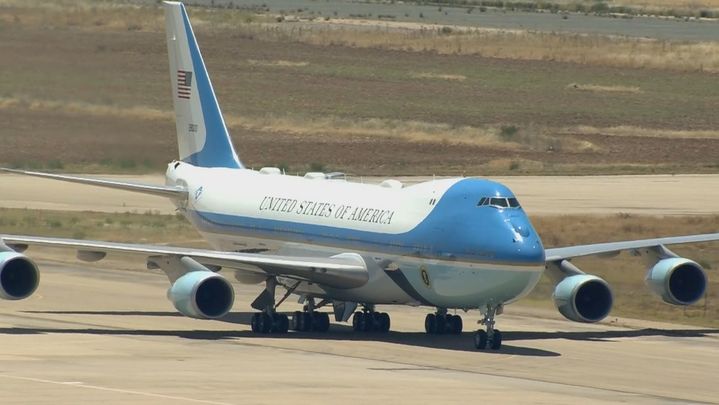 Imagen del Air For One llegando a Torrejón de Ardoz / REDACCIÓN